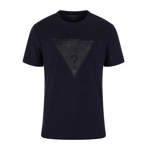 Guess Ανδρική κοντομάνικη μπλούζα Shiny Gel Triangle Tee